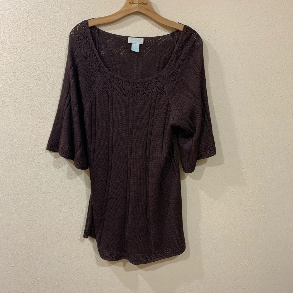 Plus Brown Sweater